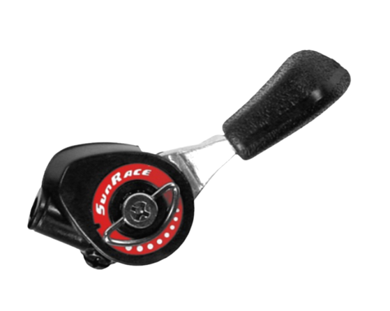 SunRace Lenker-Schalthebel Friktion – links 2/3-fach & rechts 5–7-fach inkl. Züge