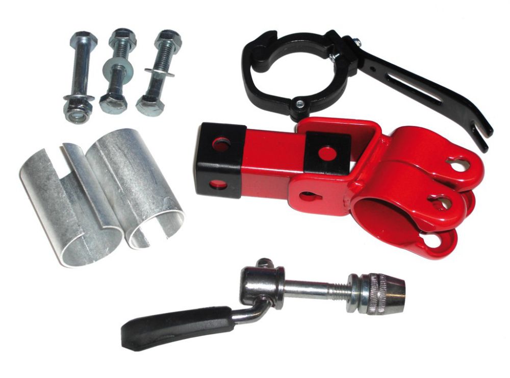 Trail-Gator Ersatz-Kupplung – Zweite Halterung für Erwachsenenrad inkl. Transporthalter