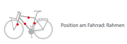 KLICKfix Apple AirTag Fahrradhalter "FindMe" zum Anbringen von Apple AirTag z.B. zur Ortung bei Diebstahl des Fahrrades oder E-Bike