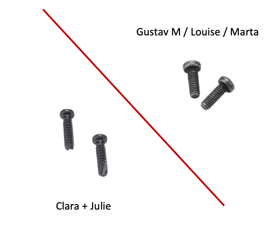 MAGURA Ausgleichsbehälter-Deckelschrauben für "Clara" oder "Julie" je 2 Stück - Original