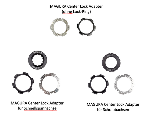 MAGURA Center-Lock für "Steckachse", "Schnellspannachse" oder "Center-Lock Adapter" - Original