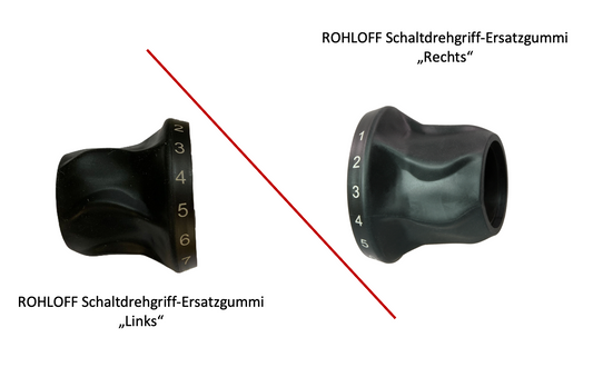 ROHLOFF Speedhub 500/14 - Schaltdrehgriff-Ersatzgummi "Rechts" oder "Links" - Original > 8190 oder 8195