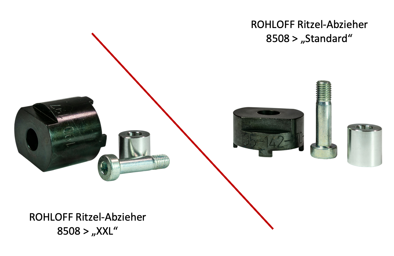 ROHLOFF Speedhub 500/14 - Werkzeug - Ritzel-Abzieher für "Standard" oder "Steckachsnaben" - Original > 8508 oder 8509