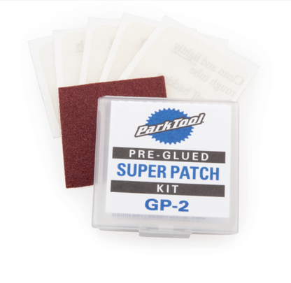 PARK TOOL selbstklebendes Schlauchpflaster mit 3M® Technologie – 6 Flicken inkl. Schleifpapier