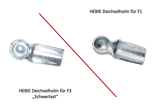 HEBIE Deichselholm (Pfanne) für Anhängerkupplung HEBIE als "Fahrrad-" (F1) oder "Schwerlast"-Kupplung (F3) - Original