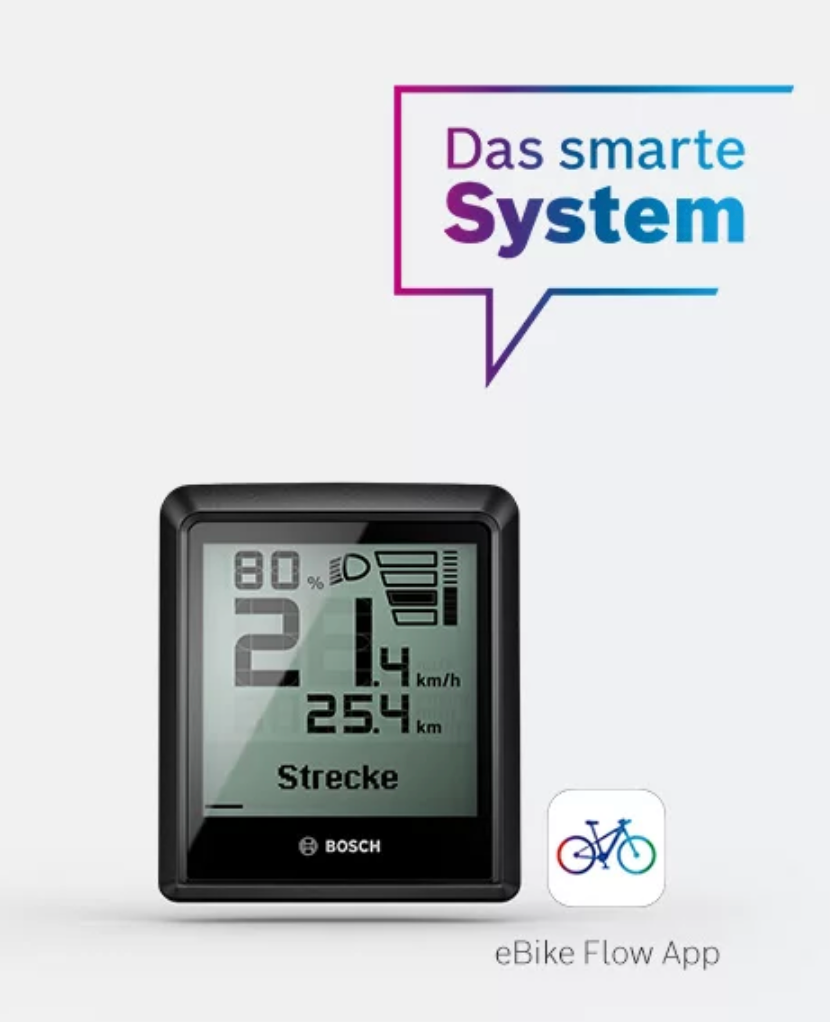 BOSCH E-Bike Nachrüst-Kit "INTUVIA 100" kpl. für "Das Smarte System" (BHU3200) - Original