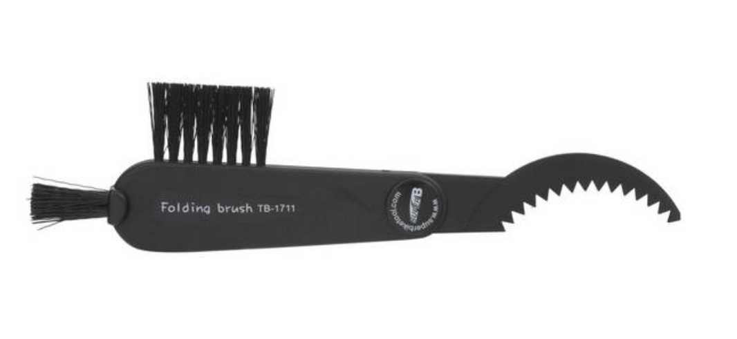 SuperB Reinigungsbürste TB-1711 – faltbare Bürste zur Ketten- & Kassettenreinigung