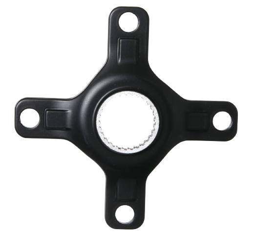 IMPULSE E-Bike Spider zur Kettenblatt-Montage für Kettenblätter mit 4-Loch + 104mm Lochkreis in Aluminium schwarz