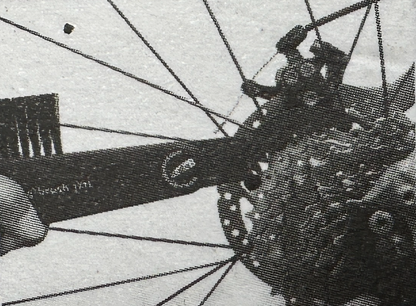 SuperB Reinigungsbürste TB-1711 – faltbare Bürste zur Ketten- & Kassettenreinigung