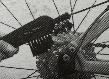 SuperB Reinigungsbürste TB-1711 – faltbare Bürste zur Ketten- & Kassettenreinigung