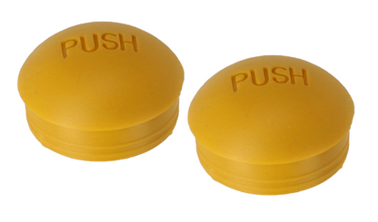 BURLEY Anhänger "PUSH"-Staubkappen für Laufräder - Original > 950319 (passend auch für CROOZER KID Kinderanhänger)