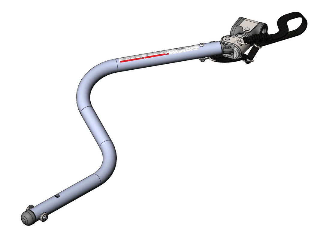 CROOZER Anhänger-Deichsel mit "Click & Crooz"-System für KID + KID Plus, Vaaya, Keeke, Dog, Enna, Mikke und Tammo