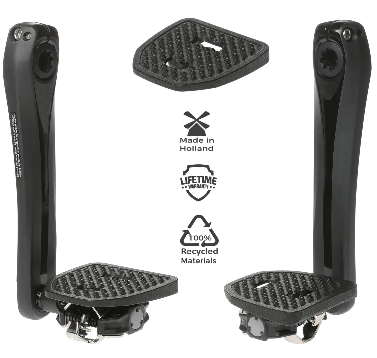 PEDAL PLATE 2.0 Pedaladapter für Klickpedale - Version für MTB-Systempedale von Shimano SPD-MTB und Look X-Track - Original