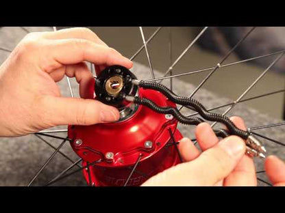 ROHLOFF Speedhub 500/14 - Achsring komplett für interne Schaltzugführung - Original > 8572