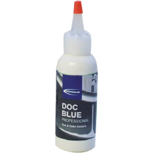 SCHWALBE Doc Blue Dichtmilch – Tubeless Dichtflüssigkeit für Rennrad & MTB, pannensicher