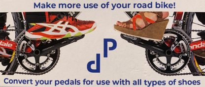 Pedal Plates Adapter für Shimano SPD-SL – Rennrad-Klickpedale flexibel als Flatpedale nutzen