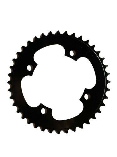 SAMOX Stahl-Kettenblatt 104 mm für BOSCH & BROSE E-Bike – 36–46 Zähne, schwarz